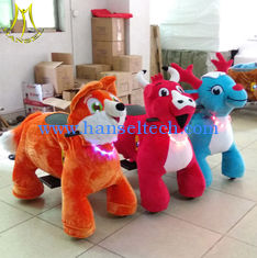 Chine Hansel  amusement games battery animal kids stuffed electric rides on animal fournisseur