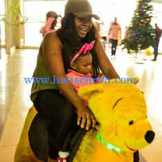 Chine Hansel amusement park game kids indoor rides electric plush mountable animals fournisseur