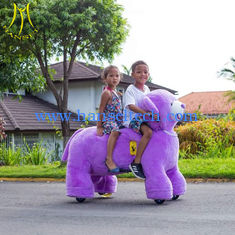 Chine Hansel amusement park walking plush electrical animal toy ride for park fournisseur