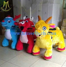 Chine Hansel outdoor games children game electric unicorn motorized plush animal fournisseur