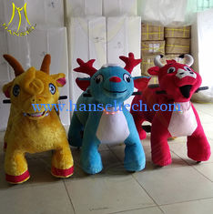Chine Hansel outdoor playground kids stuffed electric ride on furry animal fournisseur