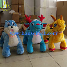 Chine Hansel moving indoor games machine battery operated plush animal rides fournisseur