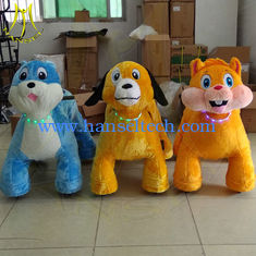 Chine Hansel amusement commercial games electric walking stuffed animal toy ride fournisseur