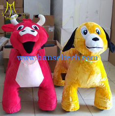 Chine Hansel amusement park walking coin operated plush mountable animal rides fournisseur