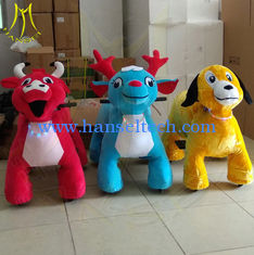 Chine Hansel walking stuffed electric battery powered plush toy ride on animals fournisseur