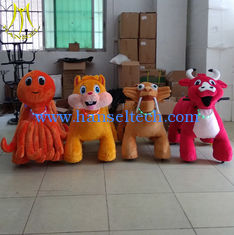 Chine Hansel kids battery operated electronic ride on plush animal cars fournisseur