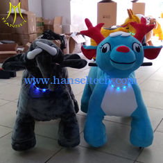 Chine Hansel amusement park walking stuffed electric motorized plush riding animals fournisseur