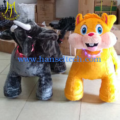 Chine Hansel hot selling walking coin operated motorized plush riding animals fournisseur