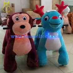 Chine Hansel indoor playground battery operated ride on plush motorized animals fournisseur