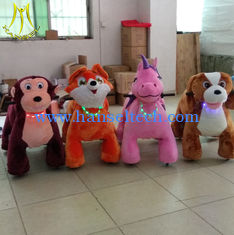 Chine Hansel  battery powered plush toy ride on animals shopping mall plush motorized animals fournisseur