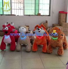 Chine Hansel  wholesales plush animal toy car dinosaur 24 volt ride on toy for kids fournisseur
