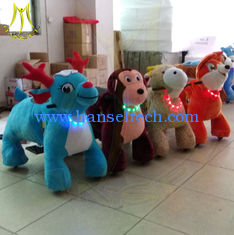 Chine Hansel shopping mall electric mountable animal plush ride on toys fournisseur