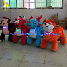 Chine Hansel amusement children coin operated plush motorized riding animals fournisseur