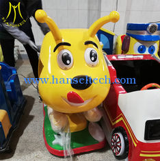 Chine Hansel kids fiberglass car mini coin operated kiddie rides with video for game center fournisseur