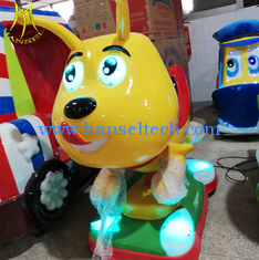 Chine Hansel  fiberglass kiddy ride machine funny racing car small amusement park kiddie ride fournisseur