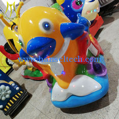 Chine Hansel  cheap fiber glass kiddie rides amusament coin kiddie rides dolphin fournisseur