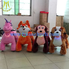 Chine Hansel shopping mall kids plush riding animals plush riding motorized animals for sales fournisseur