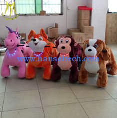 Chine Hansel 2019 coin operated plush animal jungle rides electric scooters for birthday party fournisseur