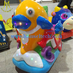 Chine Hansel mental base fiber glass coin operated electric swing kiddie rides fournisseur