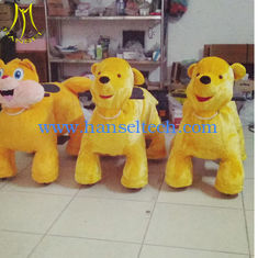 Chine Hansel amusement park game equipment ride on motorized animals plush riding fournisseur