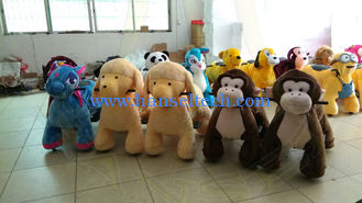 Chine Hansel shopping mall electric walking animal large plush ride toy for sale fournisseur