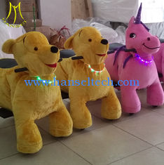 Chine Hansel  outdoor park moving animals battery operated plush animals with necklace fournisseur