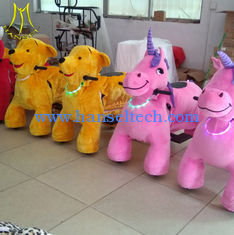 Chine Hansel luna park toys large ride on pony animal toy plush kiddie rides fournisseur