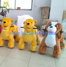 Chine Hansel plush walking bull electric stuffed animals go kart  coin operated riding car plush toys for sales fournisseur