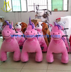 Chine Hansel plush animal zoo riding kids ride on car amusement rides sale fournisseur