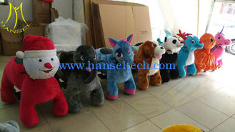 Chine Hansel  attractive shopping mall 150KG bearing motorized plush riding animals fournisseur