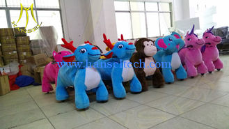 Chine Hansel walking electric plush toys coin operated kiddie ride on animals fournisseur