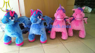 Chine Hansel  electric mountable plush motorized animal for shopping mall fournisseur