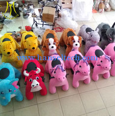 Chine Hansel  ride on animal kids amusement park rides animal large plush ride toy on wheels fournisseur