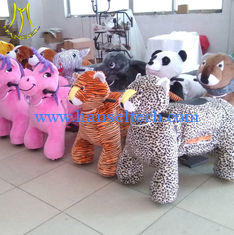 Chine Hansel amusement park walking battery stuffed kids electric rides on animal fournisseur