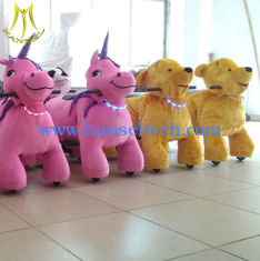 Chine Hansel hot selling kids moving battery operated ride on stuffed animal scooters fournisseur