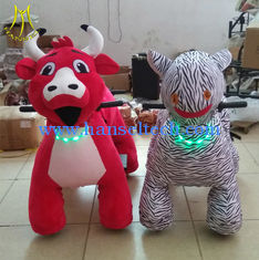 Chine Hansel  shopping mall kids walking battery operated ride on plush motorized riding animals fournisseur
