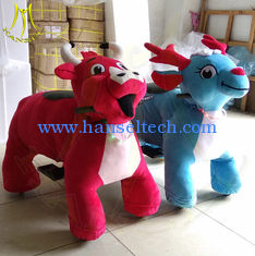 Chine Hansel shopping mall entertainment electric mountable animal plush ride fournisseur