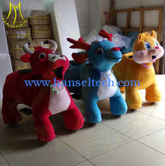 Chine Hansel amusement park coin operated plush kid electric riding animals fournisseur