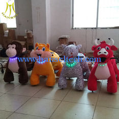 Chine Hansel  coin operated electric elephant plush ride new plush electric animal kids rides for shopping centers fournisseur
