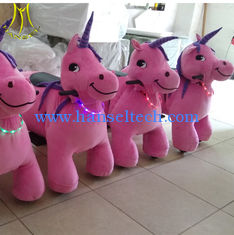 Chine Hansel kiddie ride on dinosaurs kids toy plush stuffed electric battery operated ride fournisseur