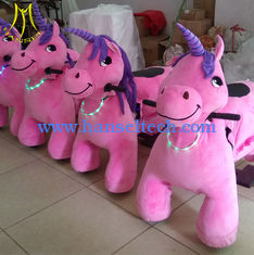 Chine Hansel steel plush animal walking bike for adults amusement ride 4 wheel battery operated kid bike fournisseur