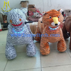 Chine Hansel 2018 kids fun bull ride machine animal entertainment plush ride for mall fournisseur