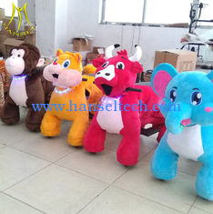 Chine Hansel  indoor game ride plush animal walking robot ride zippy pets ride toy elephant fournisseur