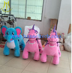 Chine Hansel  hot-selling kids animal horse riding machine for sale plush unicorn large ride in mall fournisseur