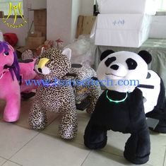 Chine Hansel  plush walking electric toy ride on furry animal unicorn rides fournisseur