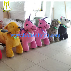 Chine Hansel  children fun plush coin operated electric ride on animals fournisseur