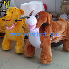 Chine Hansel shopping mall plush walking bull electric stuffed animals go kart fournisseur