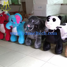 Chine Hansel  hot selling plush walking electronic kid riding animals for mall fournisseur