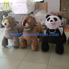 Chine Hansel  wholesales kids walking animal ride motorized plush riding animals fournisseur