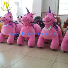 Chine Hansel  carnival stuffed animals for sale mall games for kids stuffed animal indoor riding unicorn fournisseur